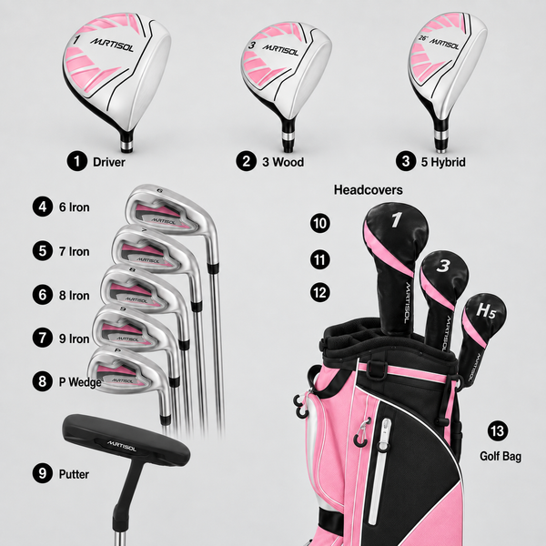 13-Piece Golf Club Set