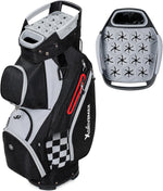 XDriveMax 15-Way Golf Cart Bag, Silence Top & Grip-Locking Base