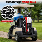 XDriveMax 14-Way Golf Cart Bag, Silent Lock Top & Full Length Dividers