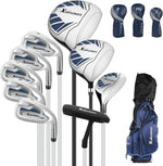 XDriveMax 10 Pieces Complete Mens Womens Golf Clubs Set Right Hand for Men Women Includes Stand Bag with Rain Hood, 1