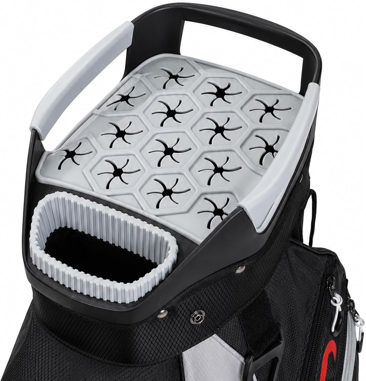 XDriveMax 15-Way Golf Cart Bag, Silence Top & Grip-Locking Base