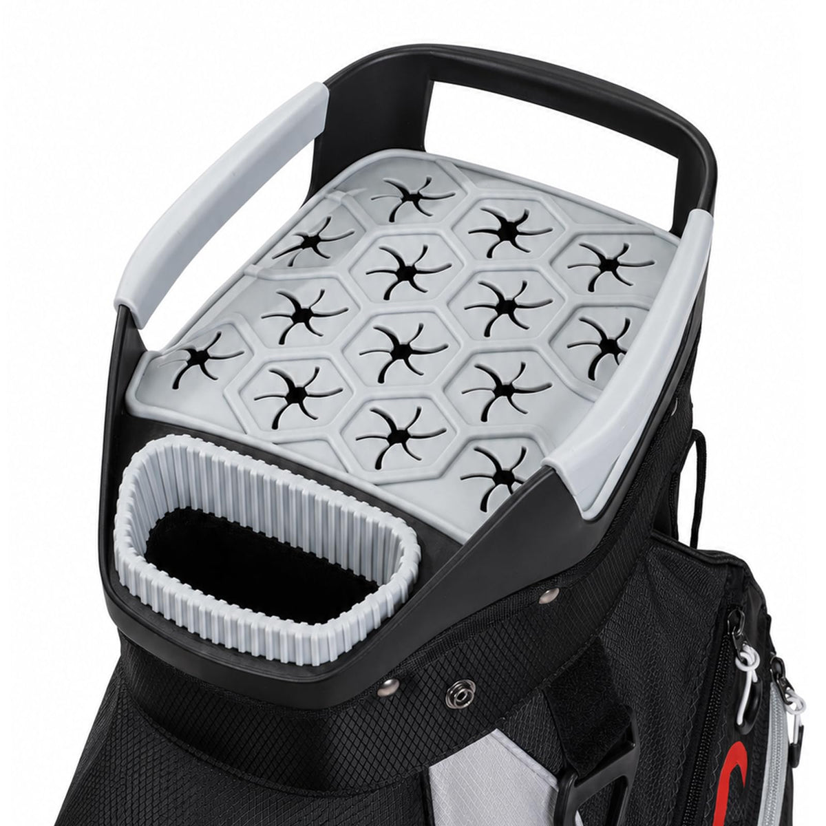 XDriveMax 15-Way Golf Cart Bag, Silence Top & Grip-Locking Base