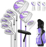 XDriveMax 10 Pieces Complete Mens Womens Golf Clubs Set Right Hand for Men Women Includes Stand Bag with Rain Hood, 1