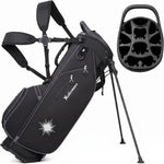 XDriveMax Quiet 15-Way Golf Stand Bag with Adjustable Straps