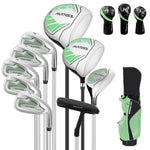 XDriveMax 10 Pieces Complete Mens Womens Golf Clubs Set Right Hand for Men Women Includes Stand Bag with Rain Hood, 1