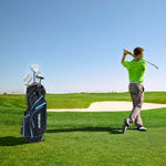 XDriveMax 10 Pieces Complete Mens Womens Golf Clubs Set Right Hand for Men Women Includes Stand Bag with Rain Hood, 1