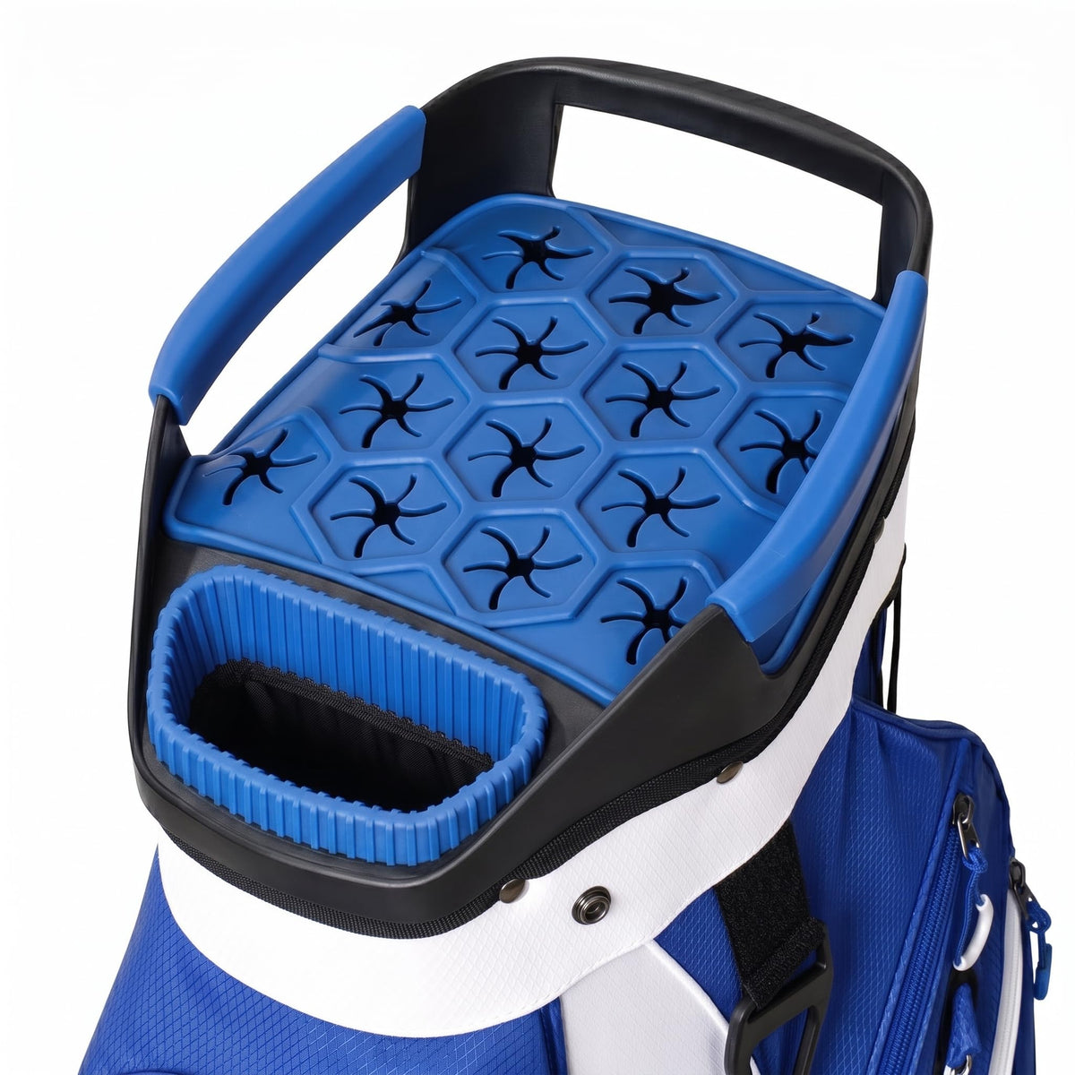 XDriveMax 15-Way Golf Cart Bag, Silence Top & Grip-Locking Base