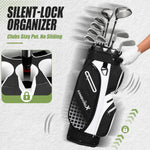 XDriveMax 15-Way Locking-Slot Golf Cart Bag,Silent Organizer Top