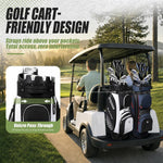 XDriveMax 15-Way Locking-Slot Golf Cart Bag,Silent Organizer Top