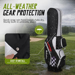 XDriveMax 15-Way Golf Cart Bag, Silence Top & Grip-Locking Base