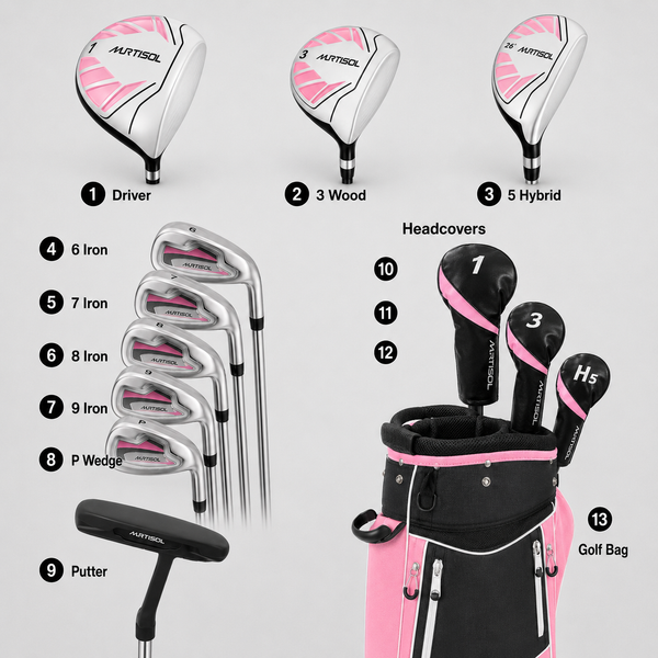 13-Piece Golf Club Set
